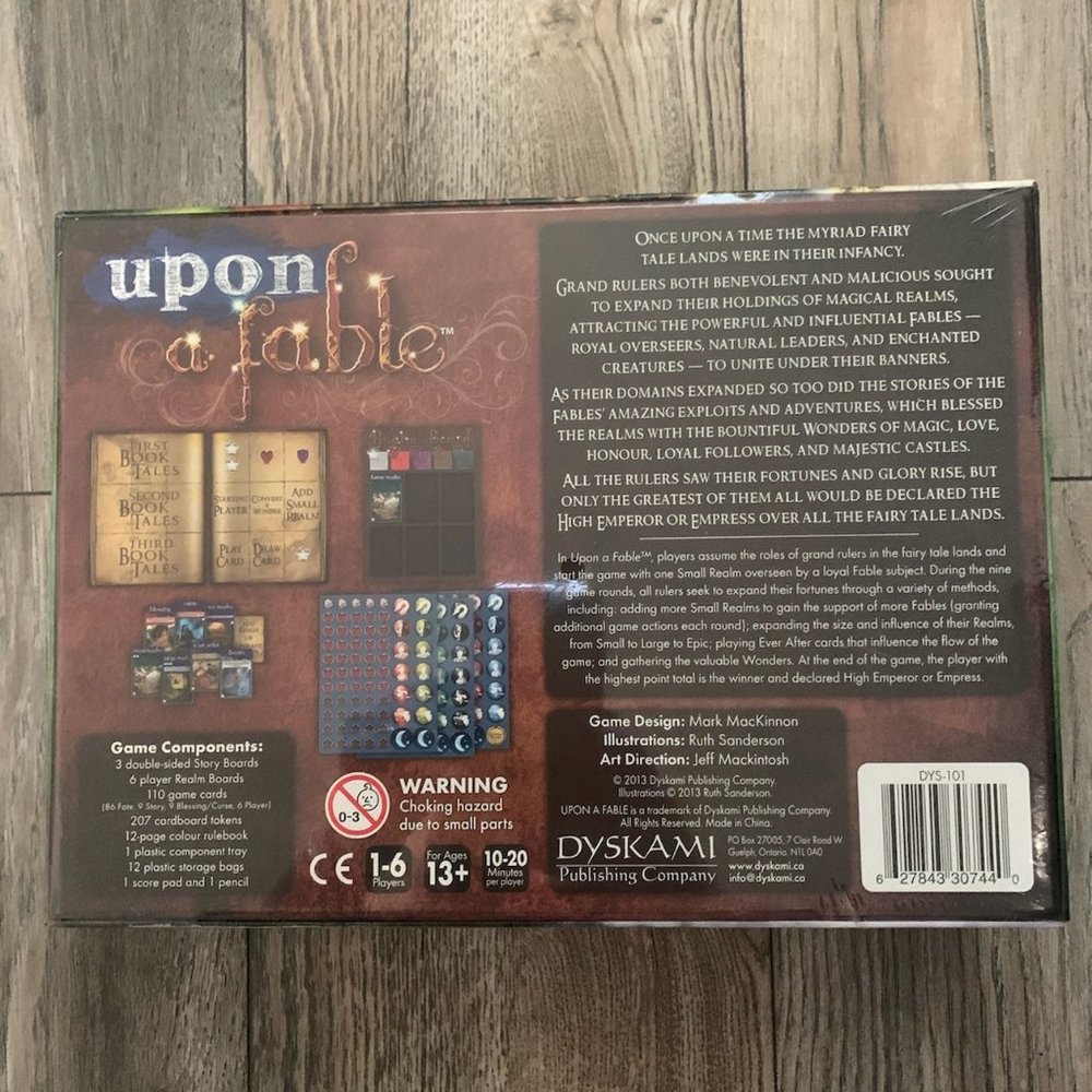 NWT UPON A FABLE FAIRY TALE STRATEGY BOARD GAME - Picture 2 of 2